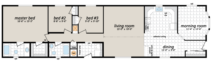 N2001 Taurus floorplan