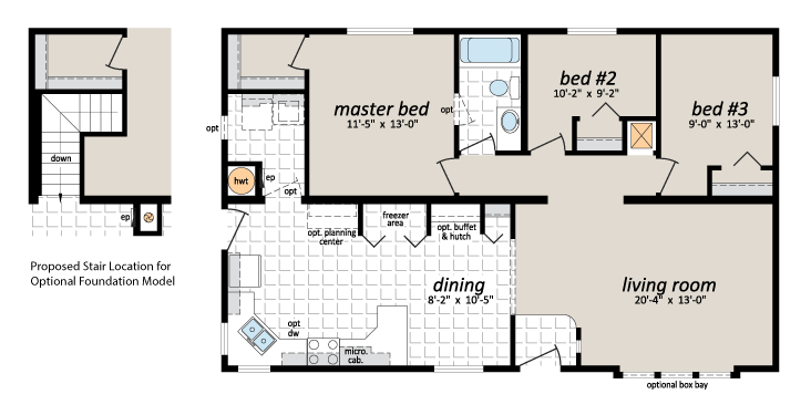 NSM701a Alexander floorplan