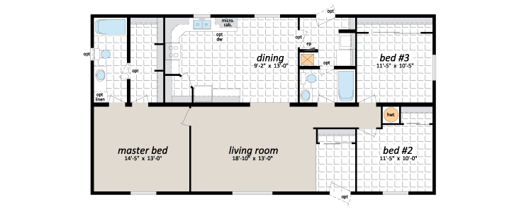 NP 1105a floorplan